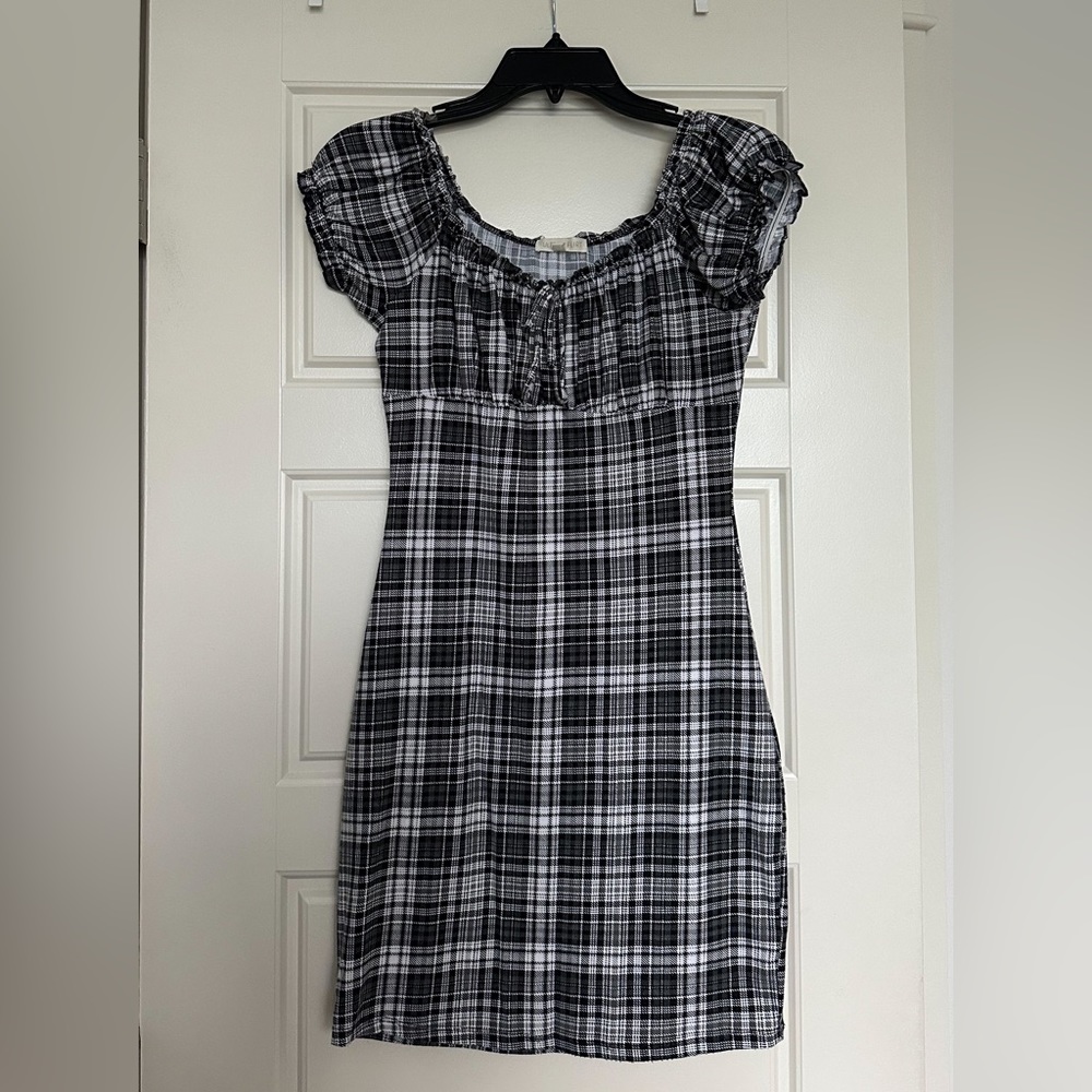 plaid dress